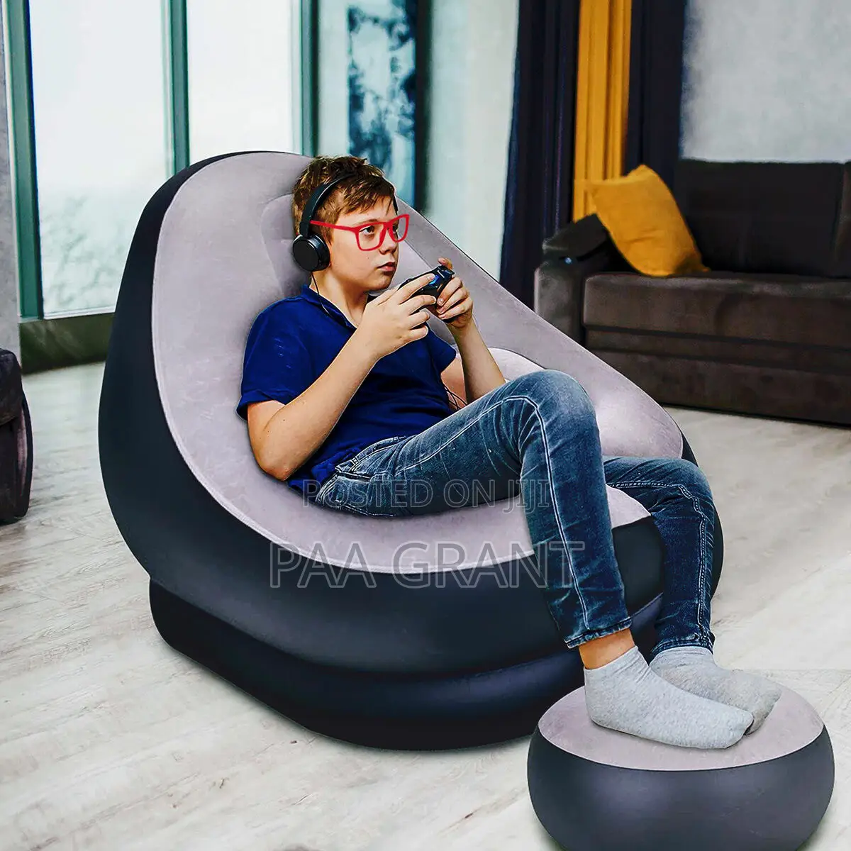 Your Personal Lounger, Ready in Seconds (Air Sofa Chairs ) + Free Pump