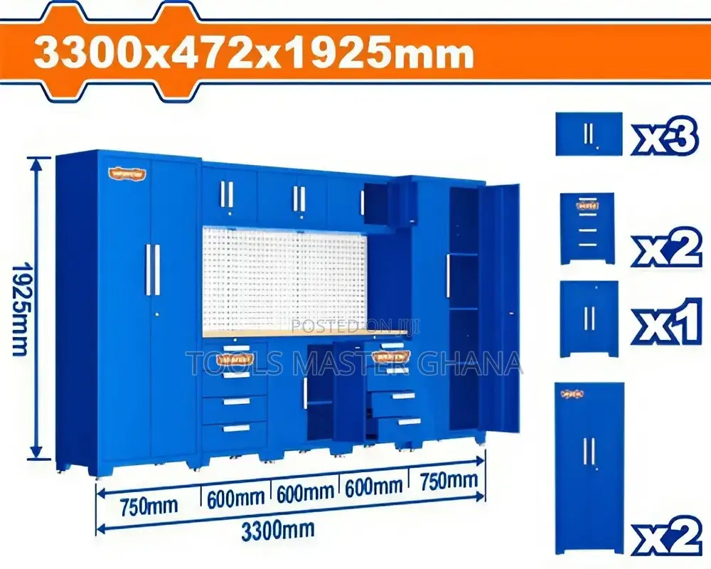 Heavy-duty Modular Garage Cabinets # Wcs3a08