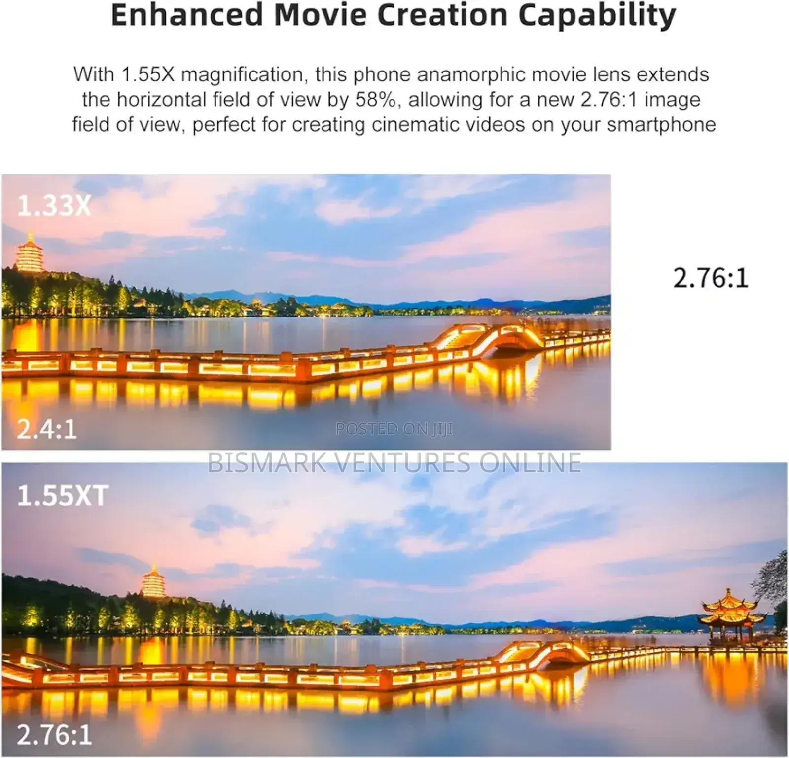 1.55x Anamorphic Wide-Screen Lens - Universal