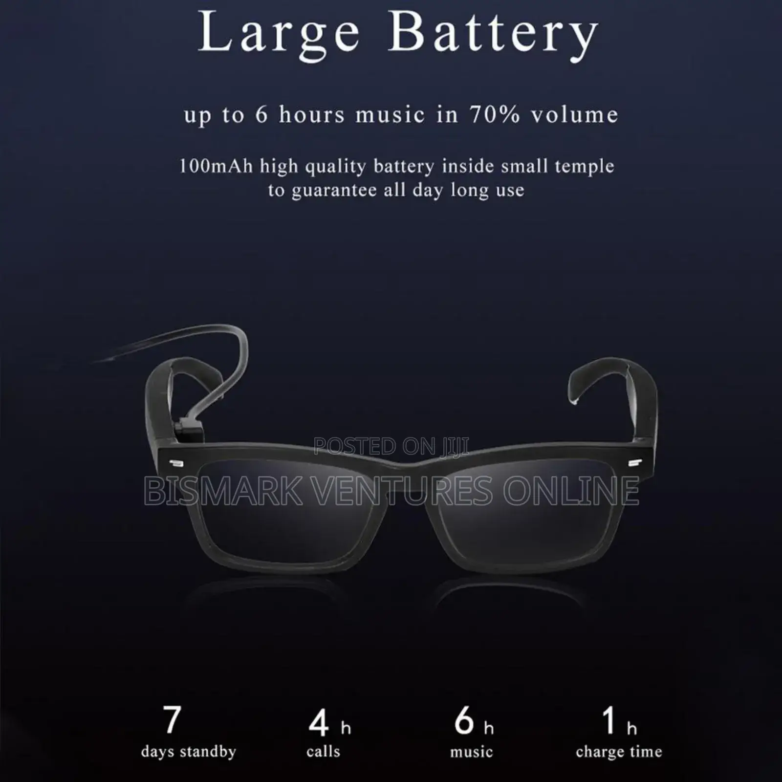 Smart Wireless Bluetooth Eyeglasses Waterproof