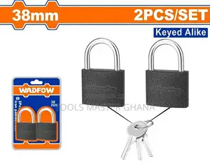 2pcs Key-alike Iron Padlock Set # Wpd5442