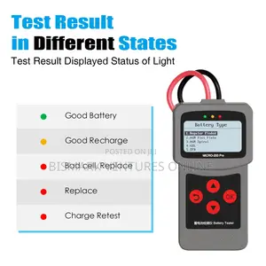 Battery Tester 12v 24v Micro-200 Pro. Digital