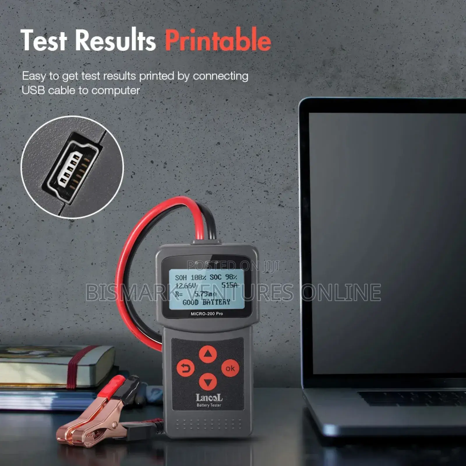 Battery Tester 12v 24v Micro-200 Pro. Digital
