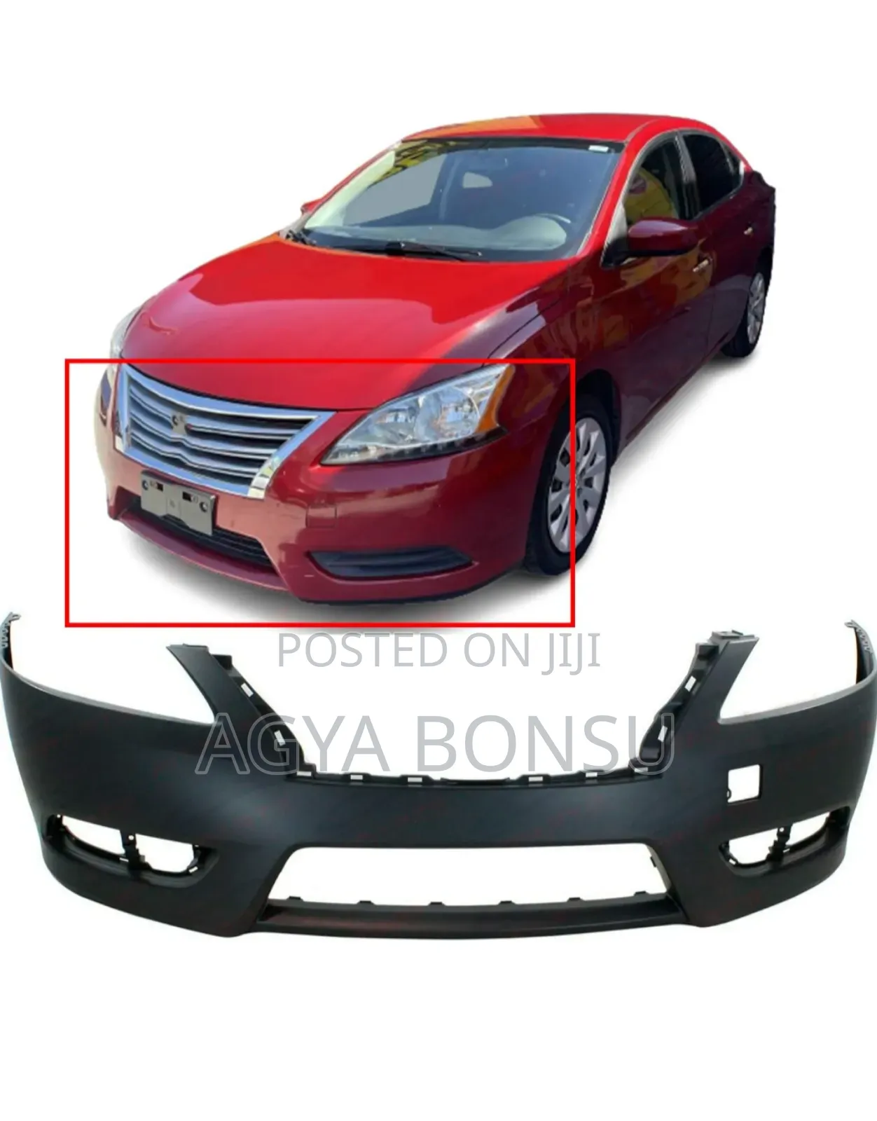 2013 2014 2015 Nissan Sentra Front Bumper