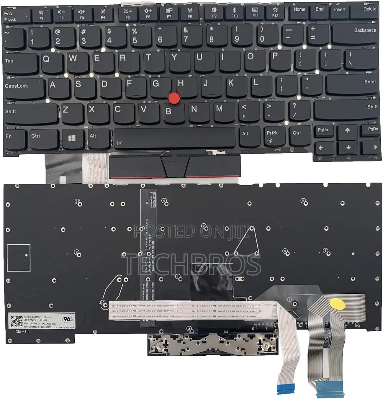 Original Oem Keyboard for T490s, X1 Extreme Gen 1-3