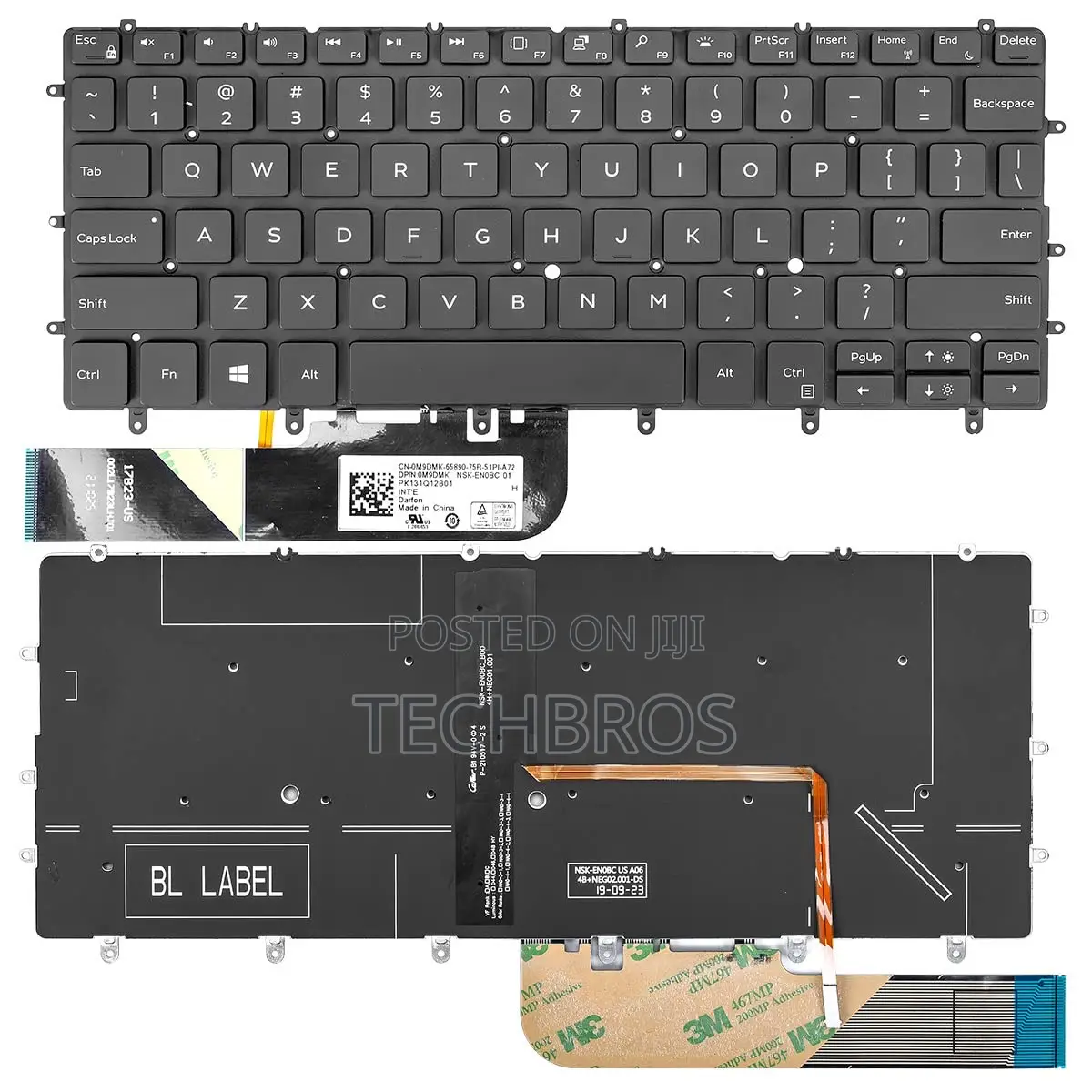 Oem Replacement Keyboard for Dell XPS 13 9380 9370 9305 7390