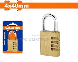 4 Digit Brass Combination Padlock # Wpd3444