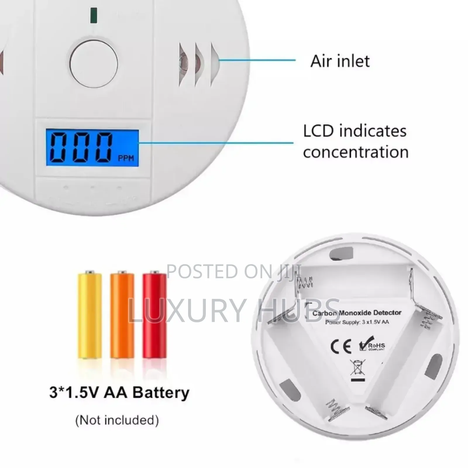 Carbon Monoxide Detector Alarm