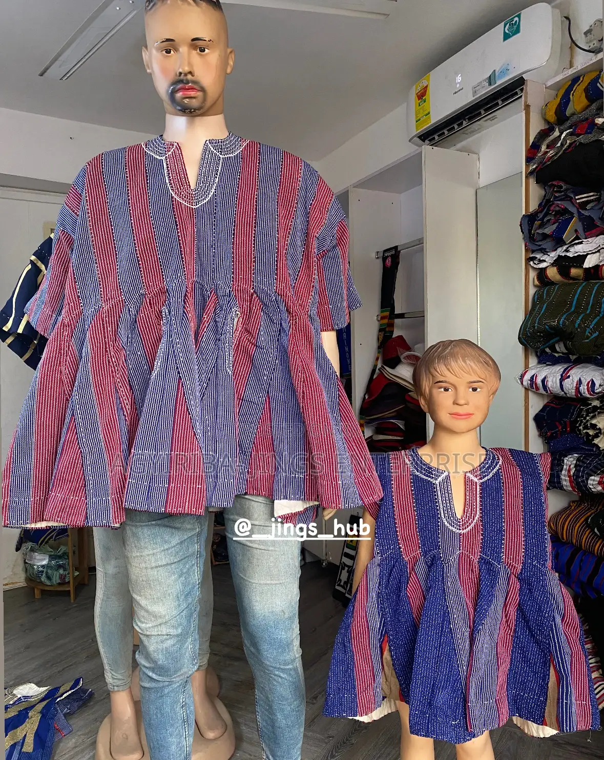 Father and Son Smock