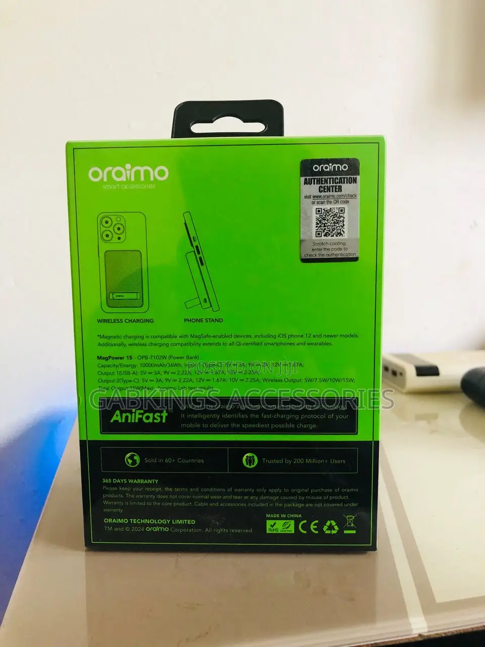 Oraimo Magnetic Wireless Charge