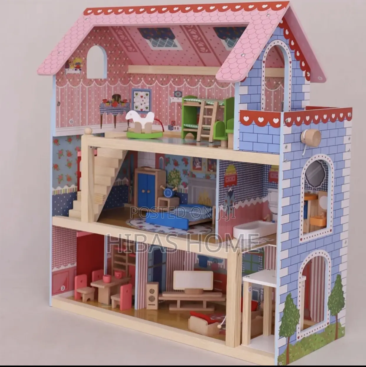 Kidkraft Chelsea Wooden Doll House With Accessories
