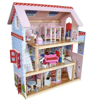 Kidkraft Chelsea Wooden Doll House With Accessories