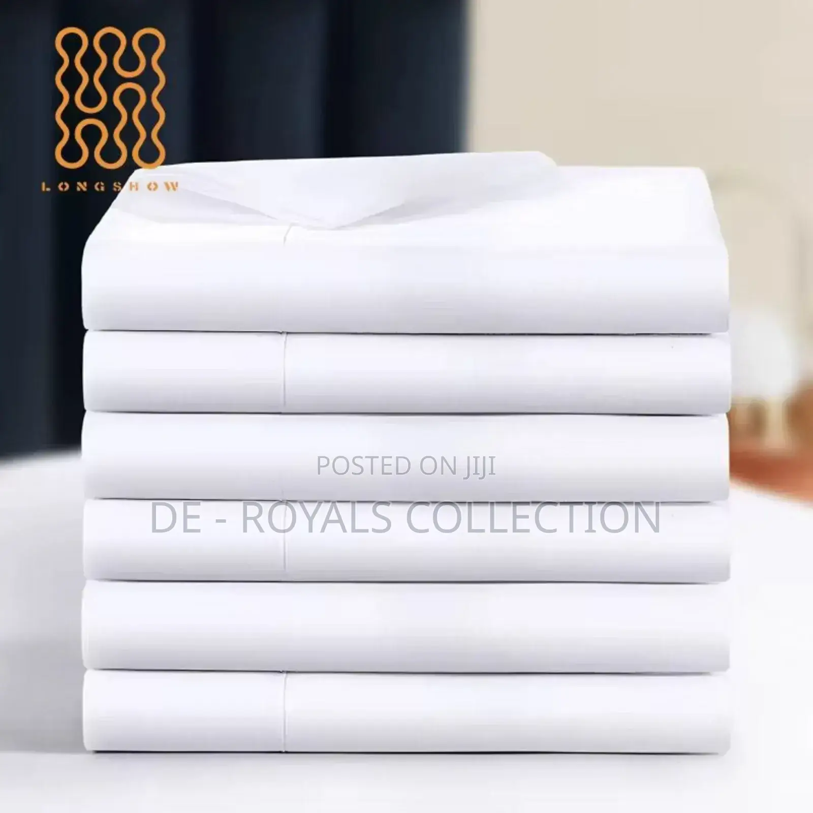 Quality White 6pcs Set Bedsheets