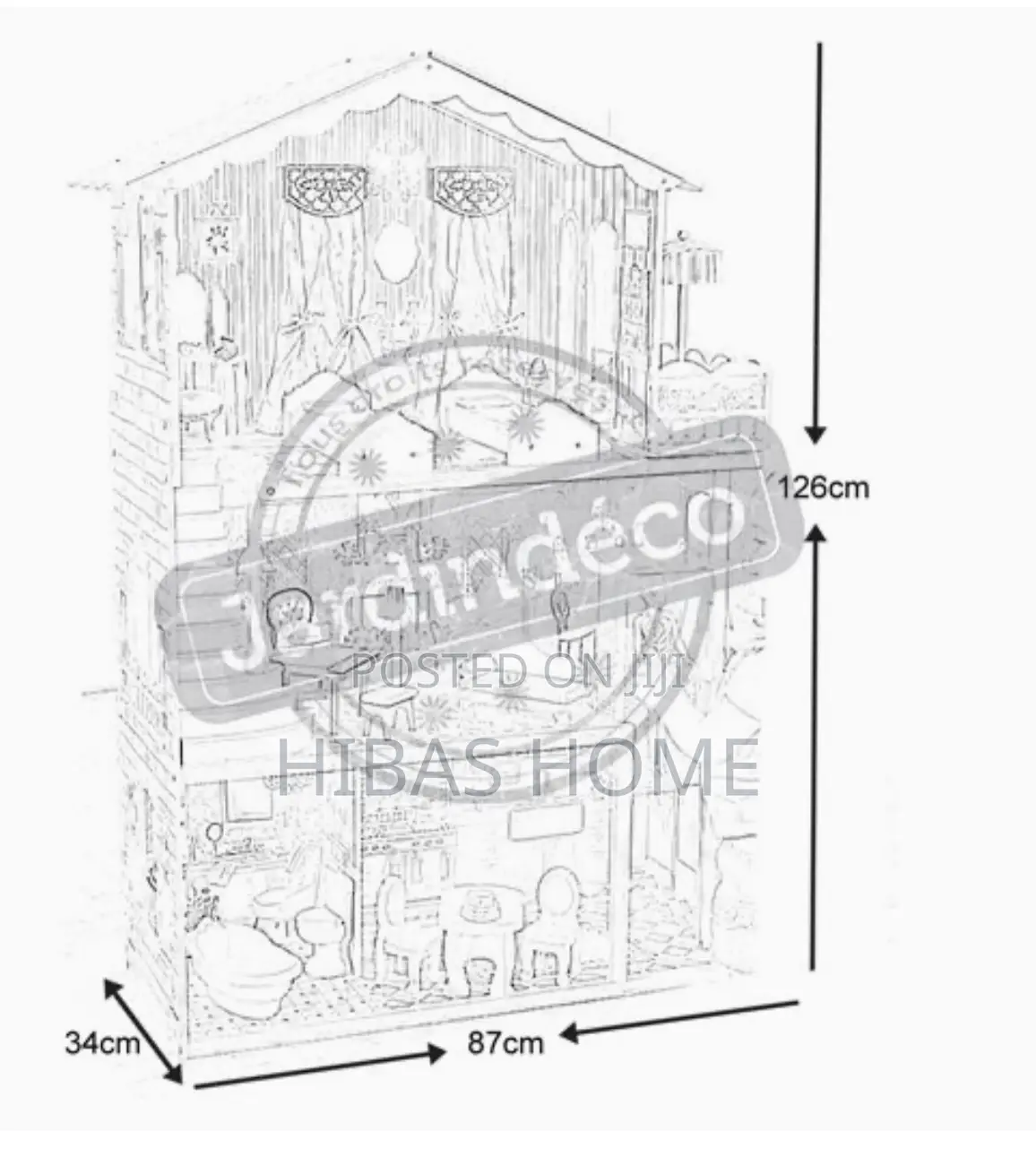 Kidkraft My Dream Mansion Wooden Dollhouse 4ft Dollhouse