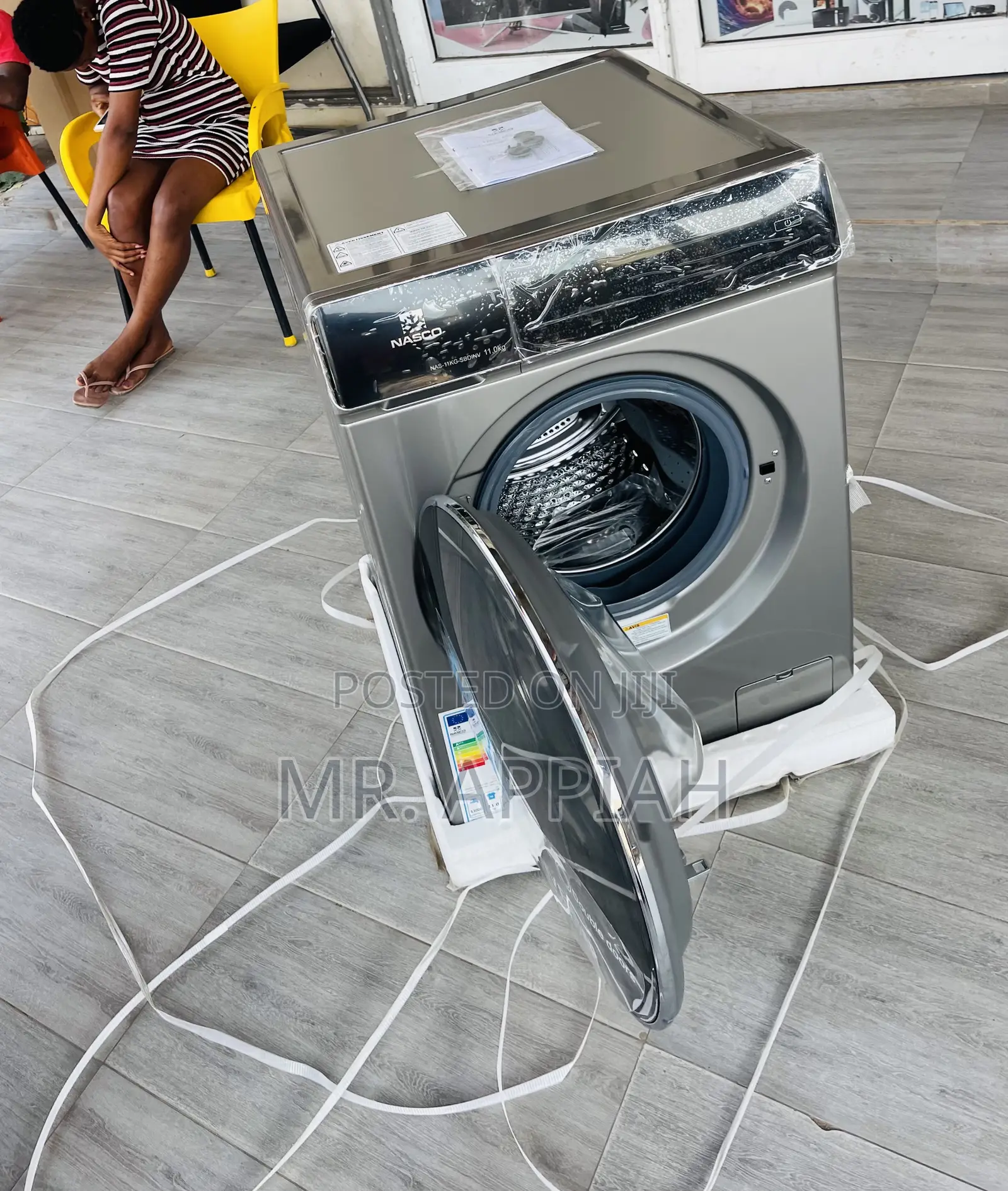 Nasco 11kg Fully Automatic Top Load Washing Machine,Silver