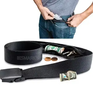 Automatic Buckle Travel Cash Anti Theft Belt