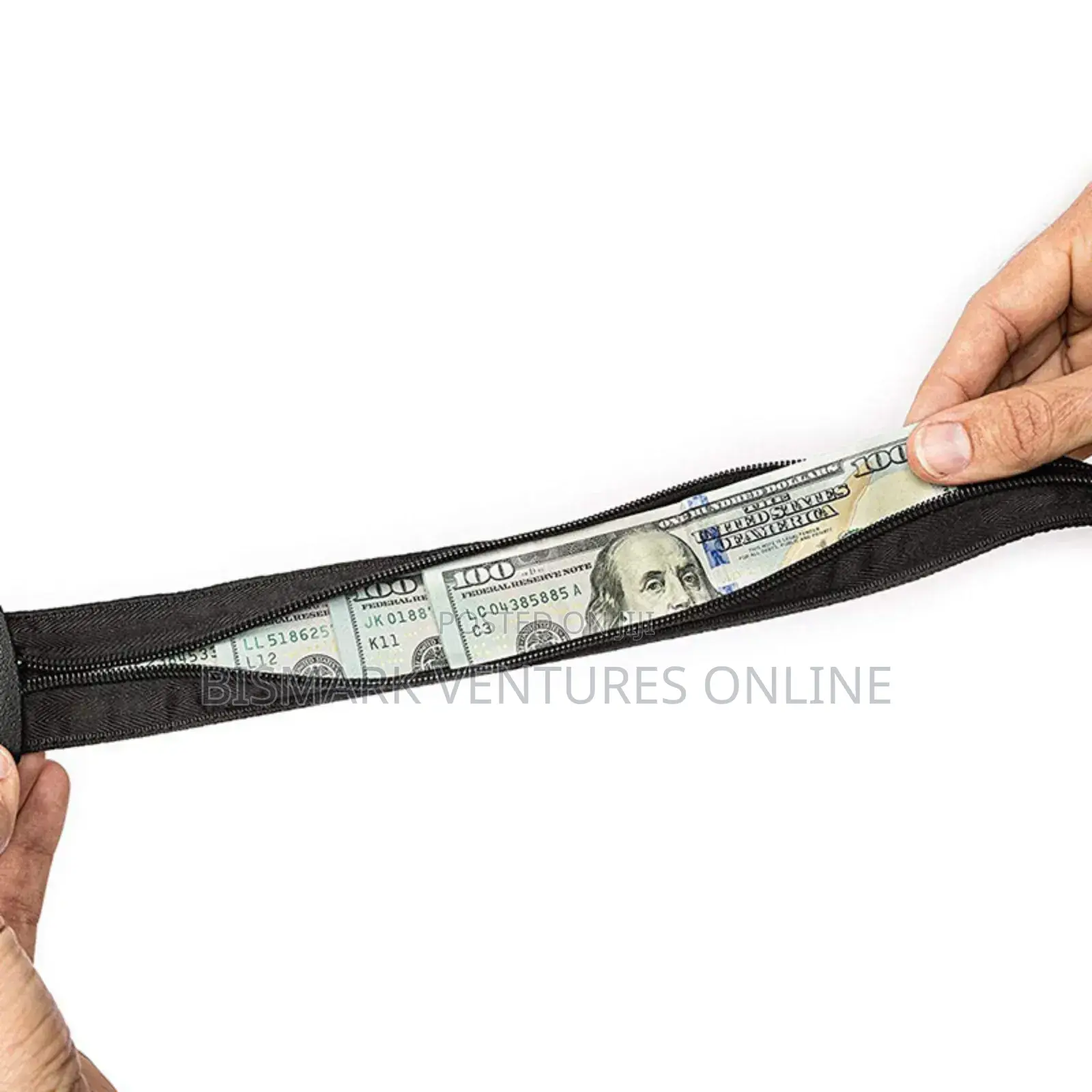 Automatic Buckle Travel Cash Anti Theft Belt