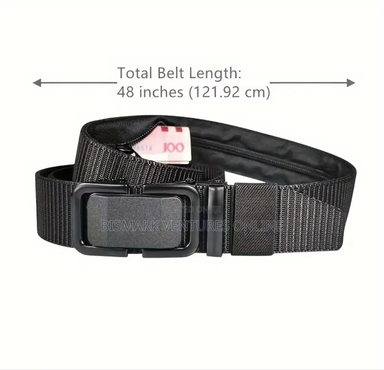 Automatic Buckle Travel Cash Anti Theft Belt