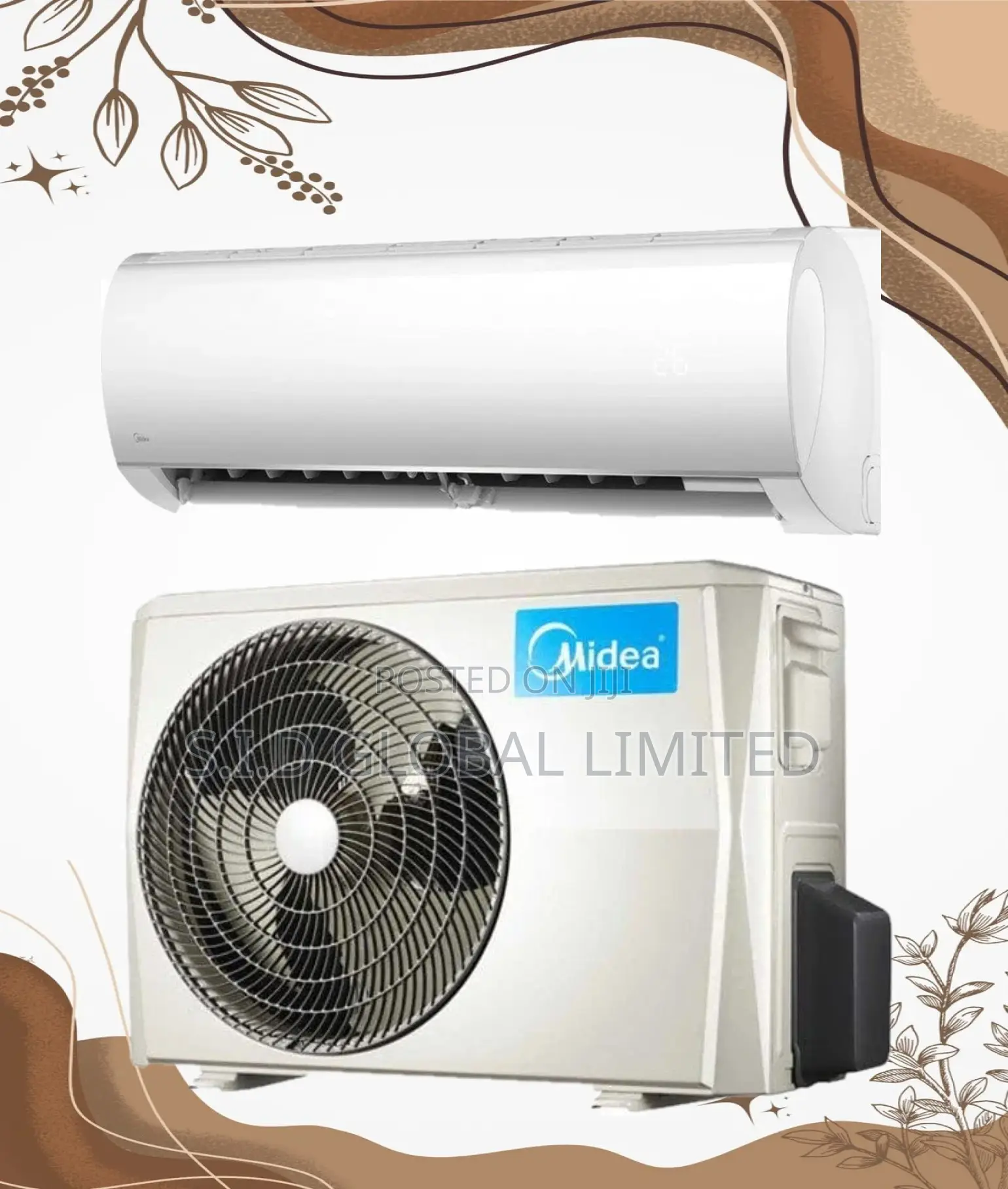 Fresh Cooling 2.0hp Midea Split Inverter Ac