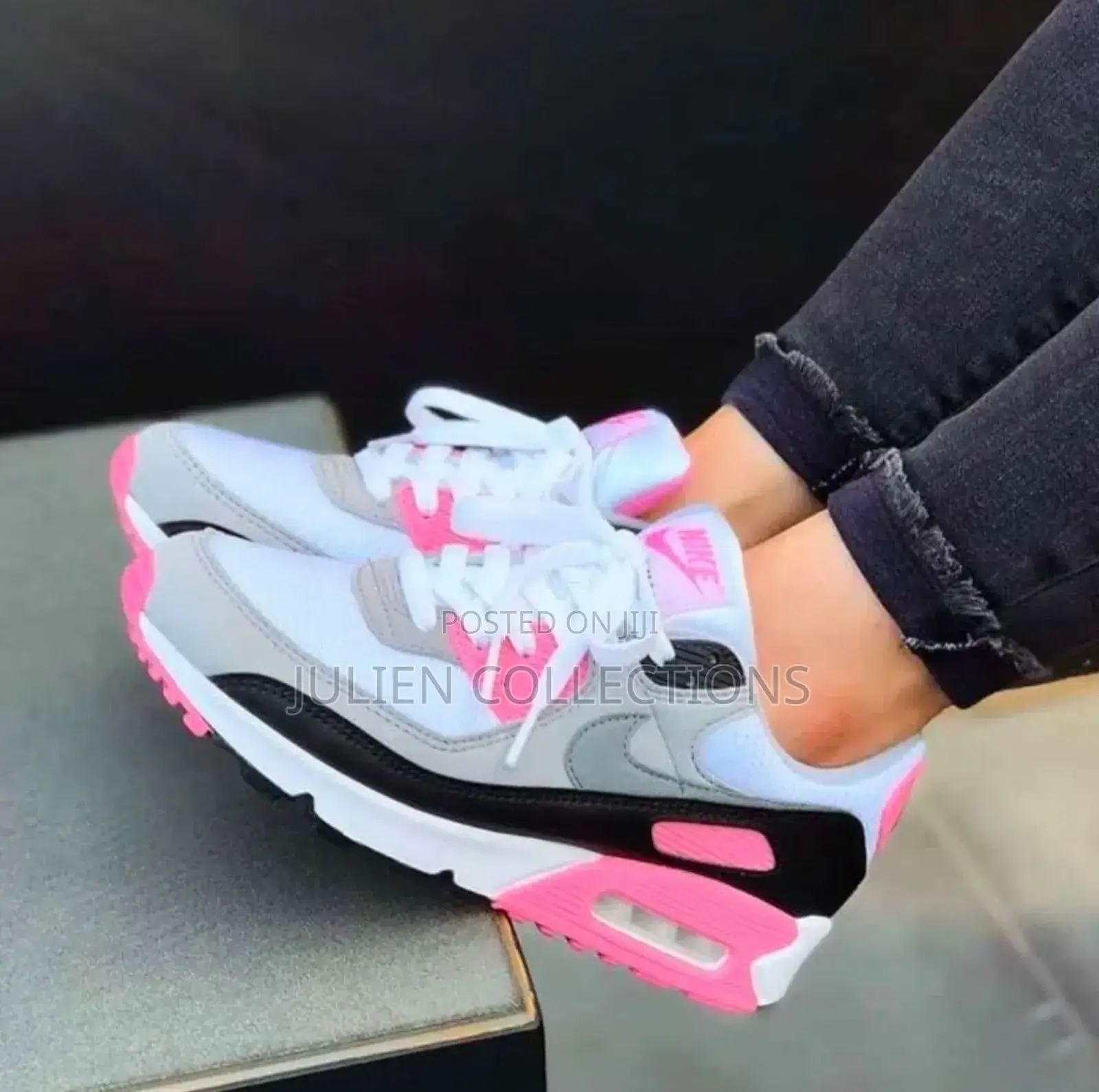 Nike Air Max 90 Pink Black and White
