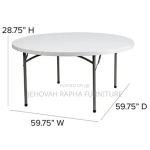 Quality Rounded Shape Foldable Table