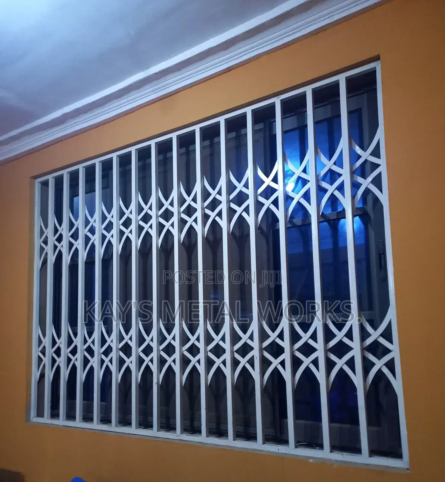 Single Flat Bar Window Burglar Proofs