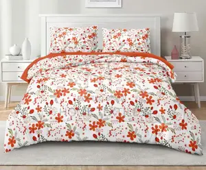 Flower Designed Duvets (7 Pieces) for Double/Queen Sized Bed