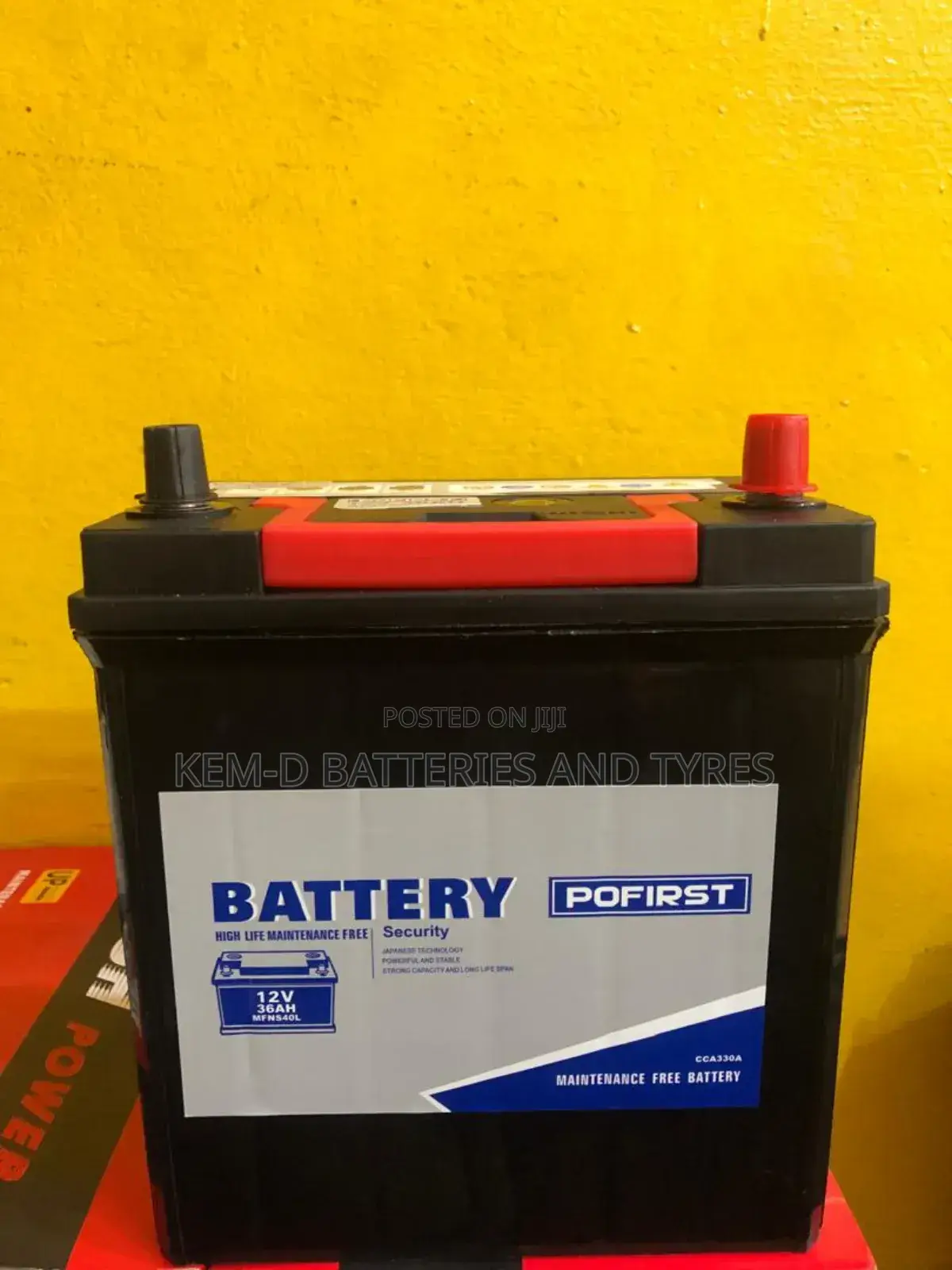 11 Plates Battery - 36ah - Free Delivery