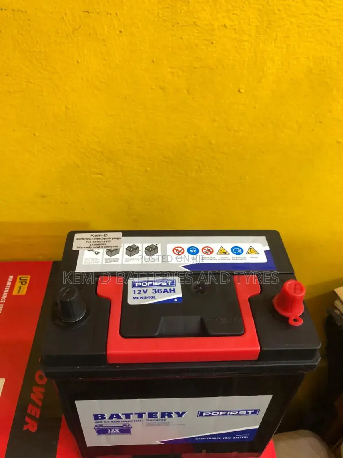 11 Plates Battery - 36ah - Free Delivery