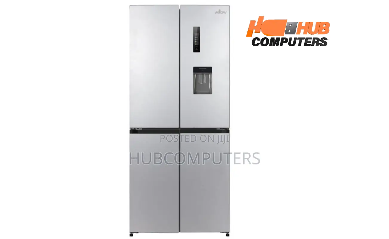 Wsbes4mds Willow 80cm 4-French Door Fridge Freezer-Silver
