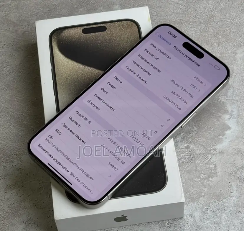 Apple iPhone 15 Pro Max 256 GB Silver