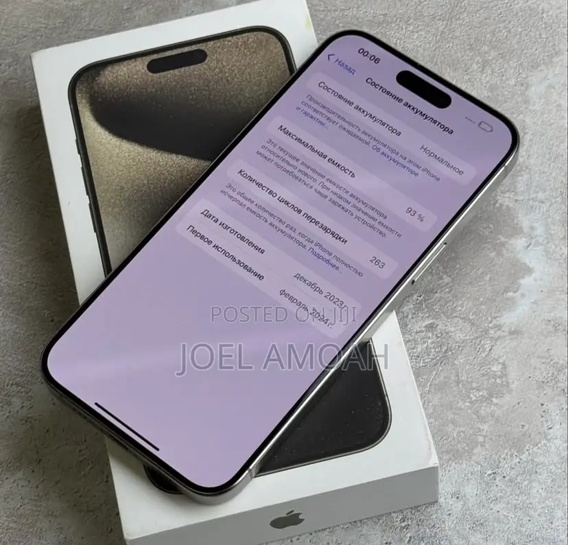 Apple iPhone 15 Pro Max 256 GB Silver