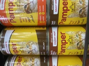 Saucy Cat Food Can