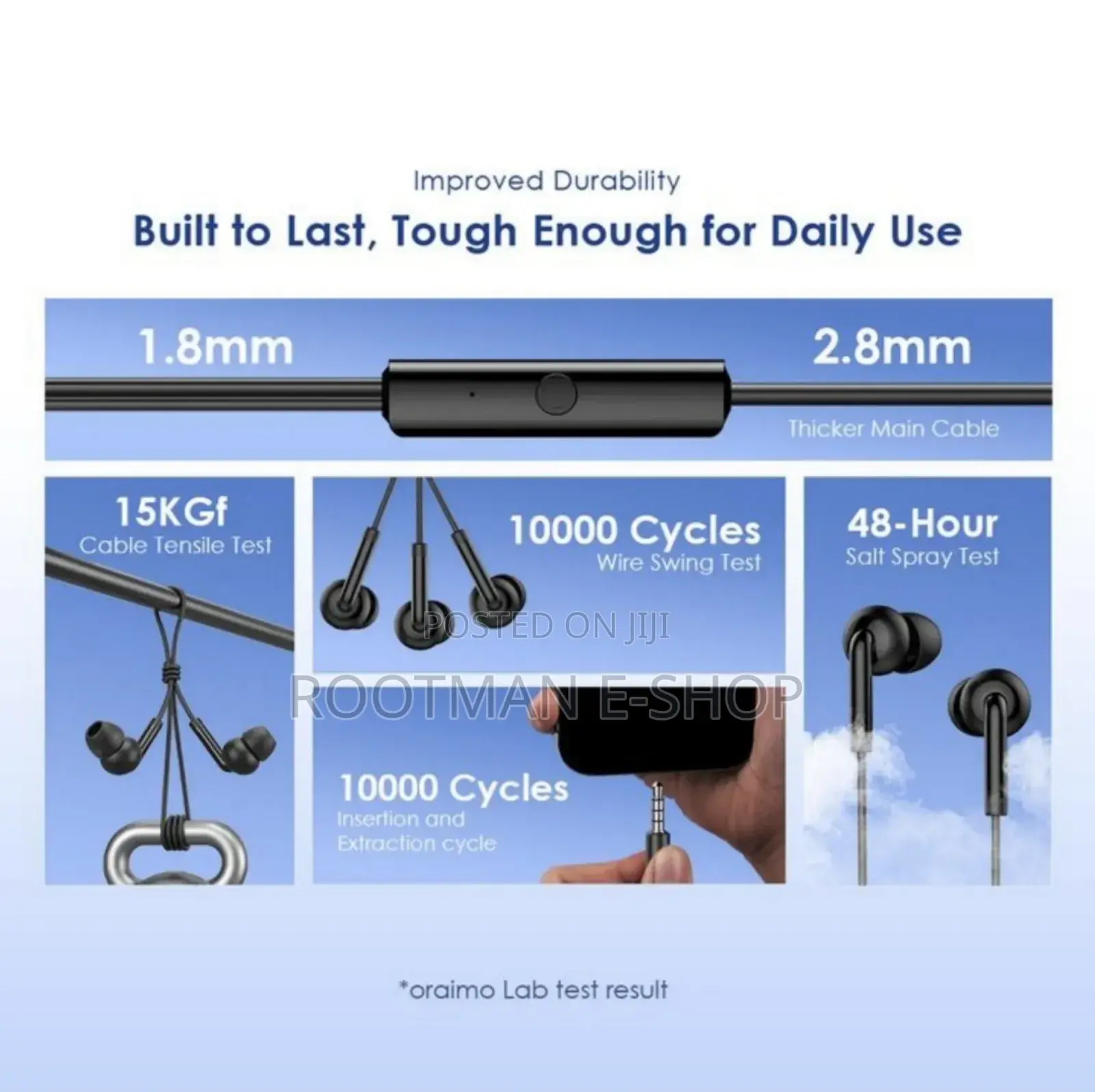 Oraimo Conch 2 Neo 3.5mm in-Ear Wired Headphones