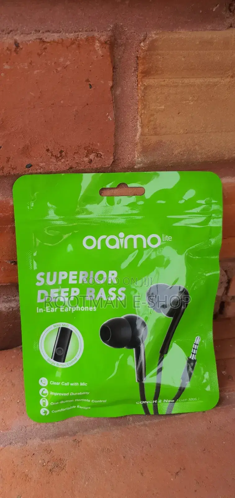 Oraimo Conch 2 Neo 3.5mm in-Ear Wired Headphones