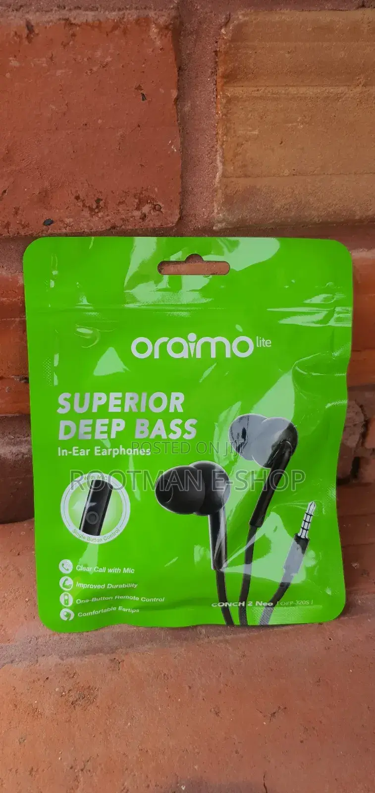 Quality Earpiece (Couch 2 Neo) Oraimo