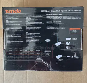 Tenda Poe Injector 48v Gigabit Poe Poe30g-At