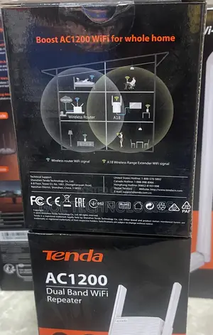 Wifi Range Extender Tenda Ac1200 A18 Dual Band Wifi Repeater