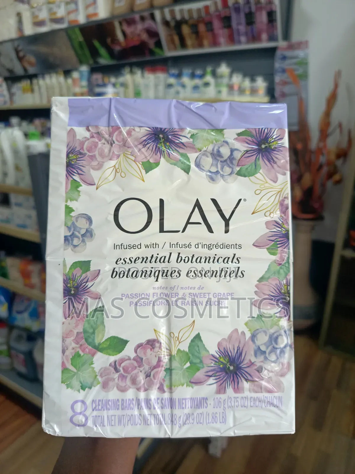 Olay Infused With Essential Botanicals Bar Soap - 8x106g