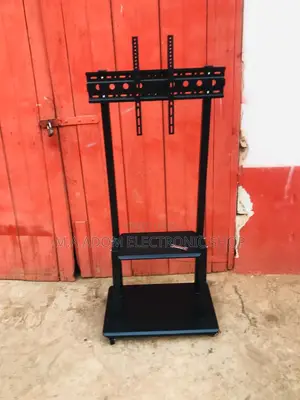Strong Durable Anti Rust Tv Cart For Led Flat Screens