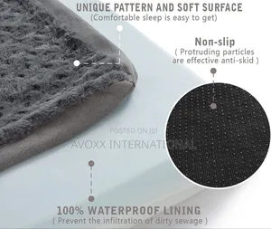 Gohoopet Orthopedic Memory Foam Bed Large for Dogs,35x22"X3"
