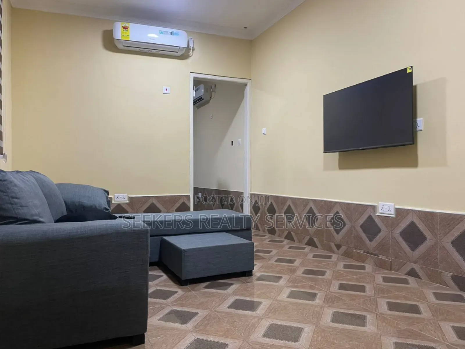 Furnished 1bdrm Apartment in Seekers Realty, Labadi for rent