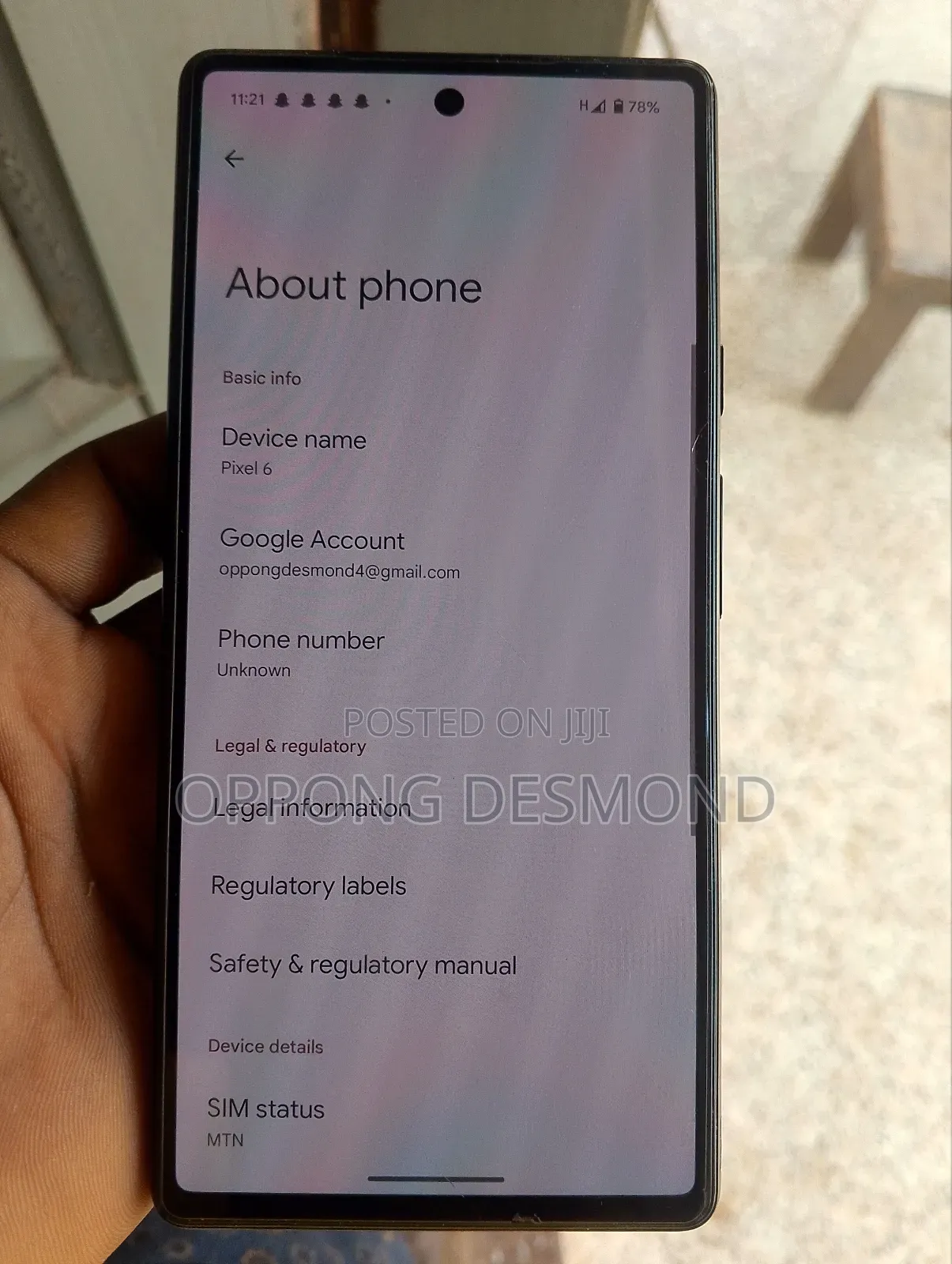 Google Pixel 6 128 GB Orange