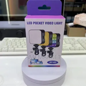 Ay-83 Mini Portable RGB Full-Color Photography Selfie Light