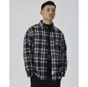 Men Casual Check Shirt Size M