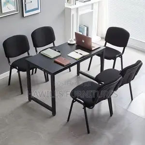 Stackable Metal Frame Fabric Chair