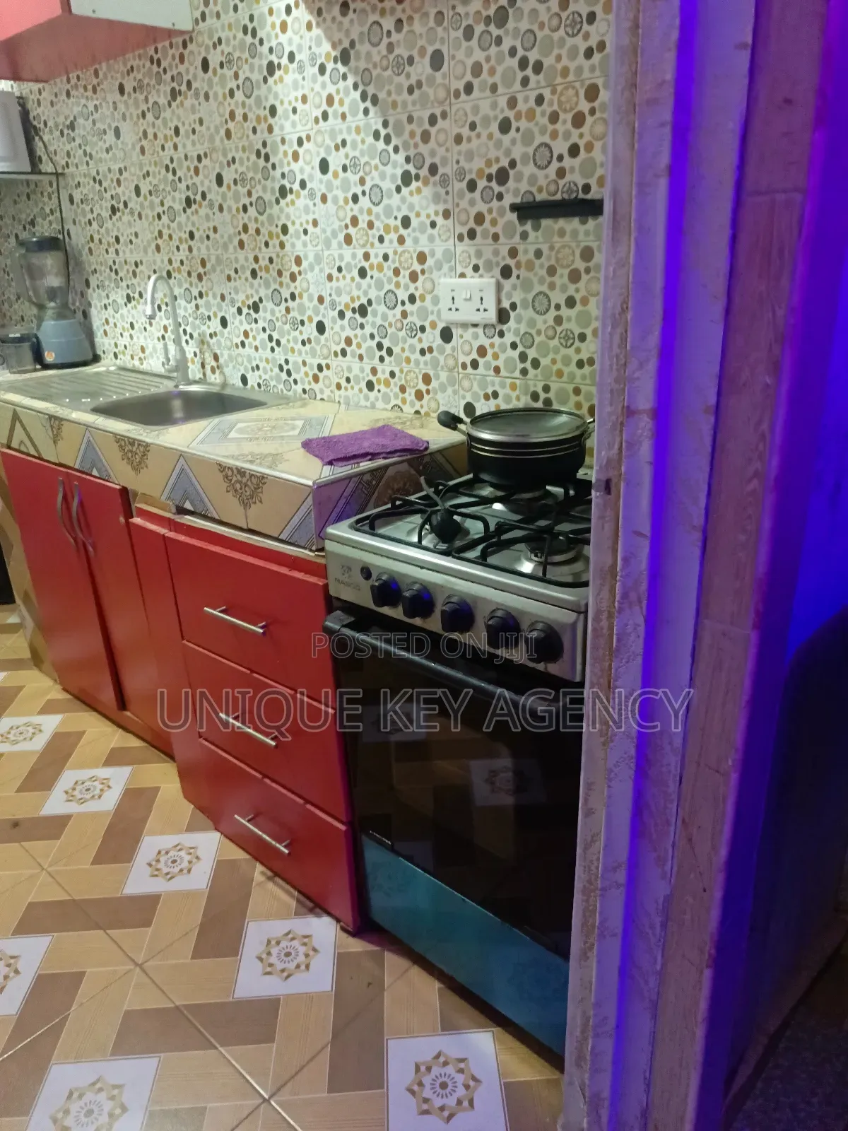 Furnished 1bdrm Apartment in Unique Key Agency, Adenta for rent