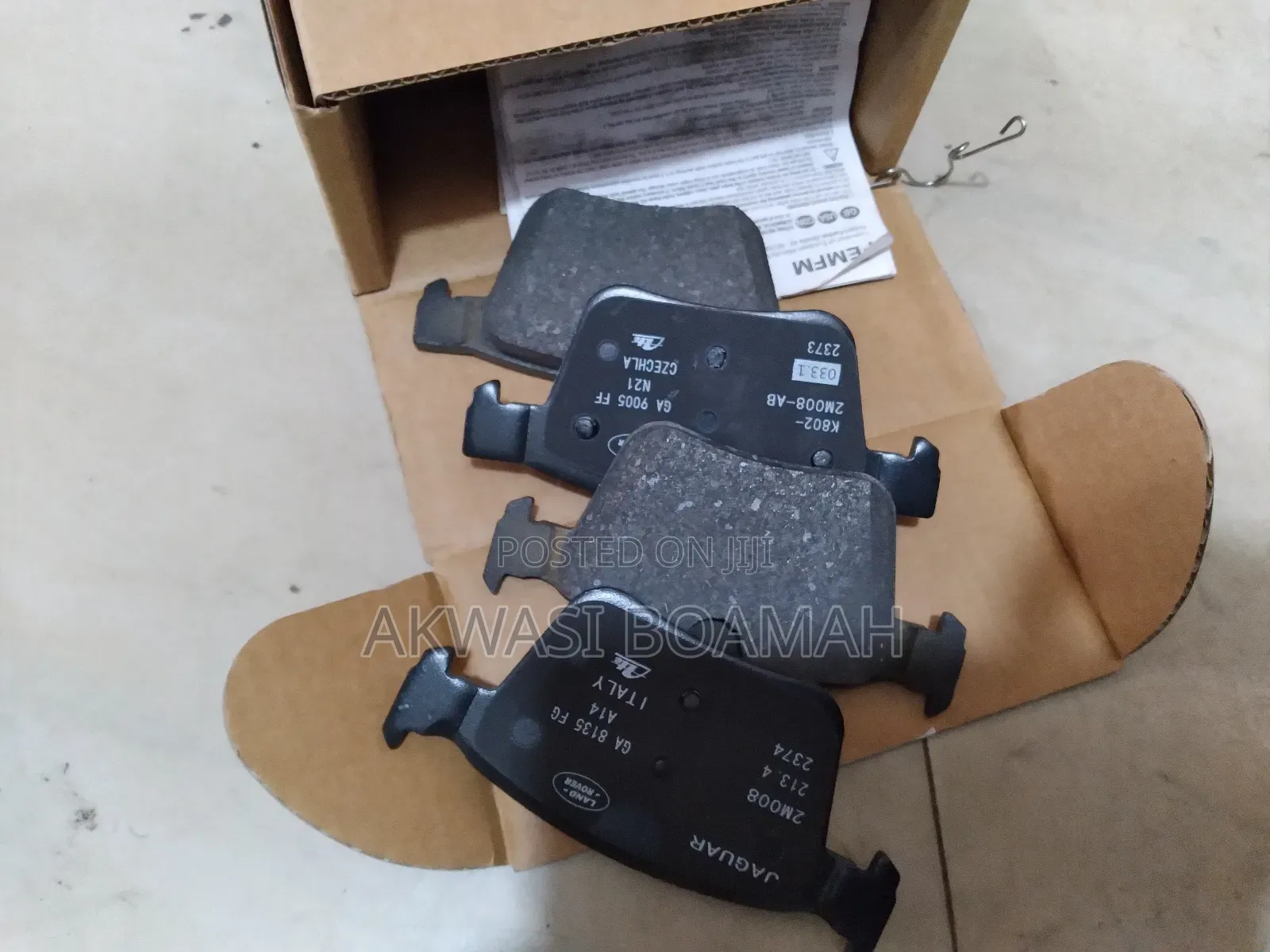 Range Rover Velar Back Brake Pad Set
