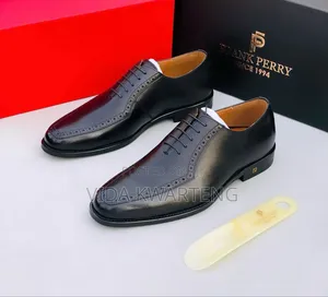 Photo - Frank Perry Office Wear Black Leather Shoes