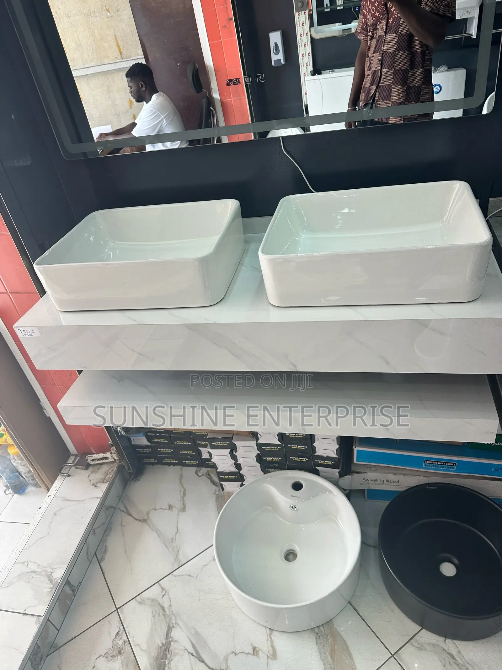 Double Cabinet Basin- 120cm